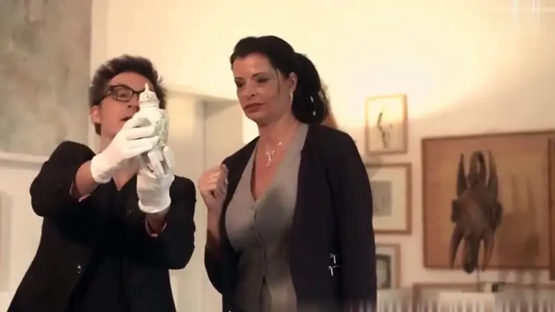 Busty Businesswoman Enjoying A Hardcore Mmf Threesome