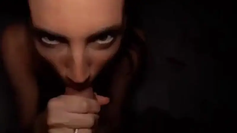 Mysweetapple Sucks Cock In A Dimly Lit Room