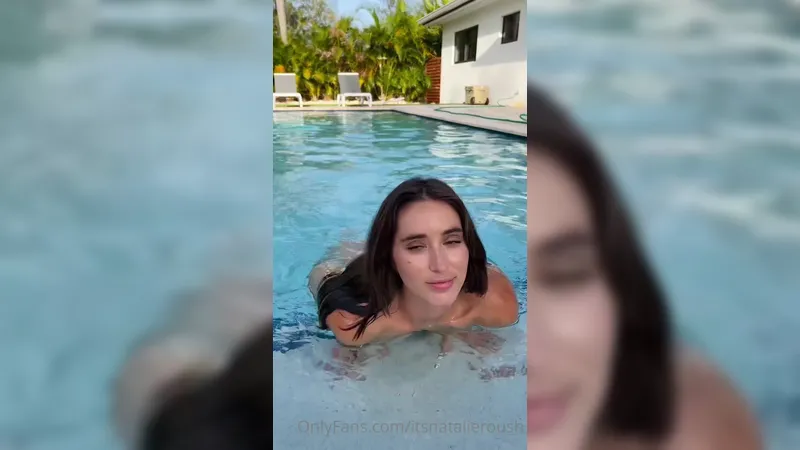 Top Natalie Roush Naked Titties Wet Pool PPV Onlyfans Set Leaked