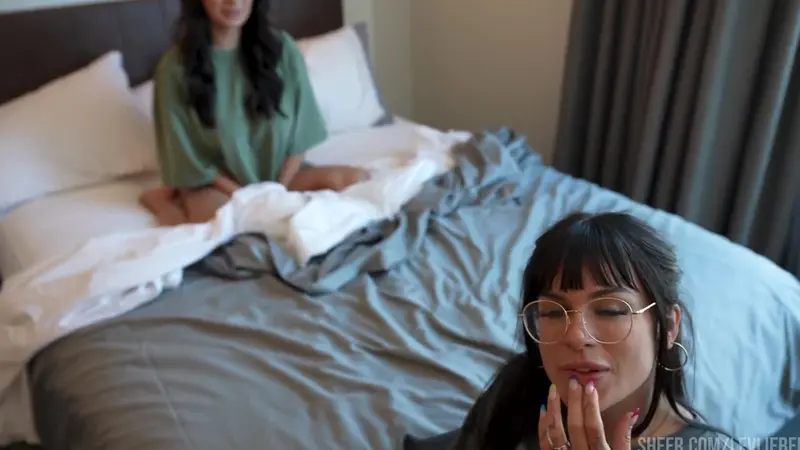 EffyCutie And Cami Strella Get Caught And Showered In Cum
