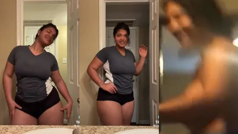 Desi Tiktok Babe Naush_10 busty nude video