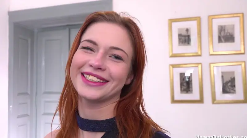 Curvy Ginger Teen Debuts With Rough Sex And Natural Boobs