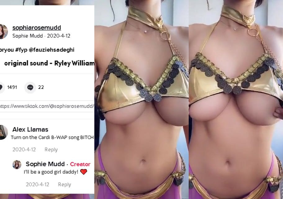 Sophie Mudd Teases In A Stolen Lingerie Clip