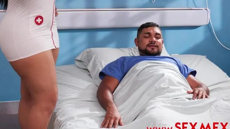 Adry Blaze Fucks Hard In Her Tight Nurse Uniform