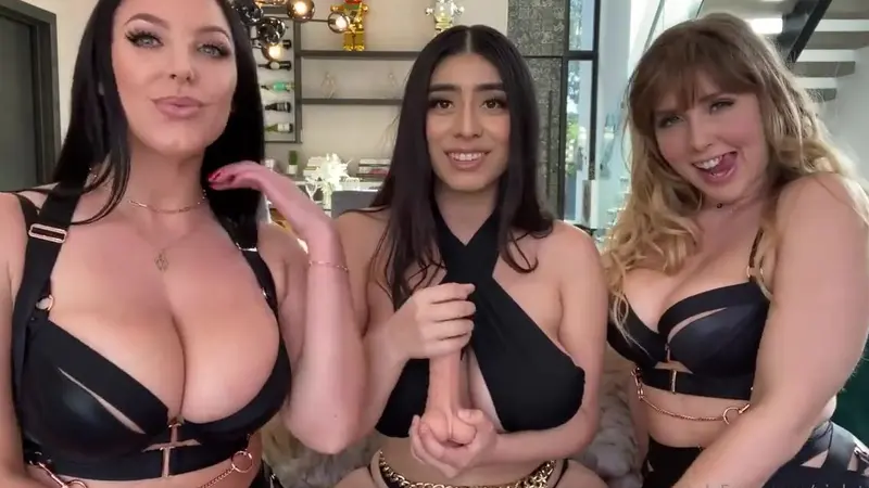 Angela White, Violet Myers And Lena Paul Tease In Exclusive JOI Clip