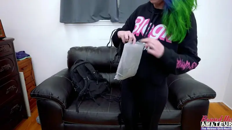 Lucy T Shows Off In Vibrant Hair For Amateur Audition
