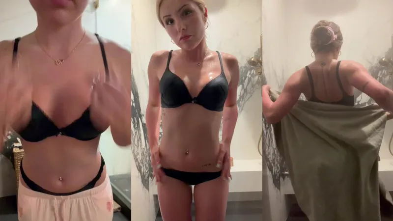 Piper Rockelle Teases In A Steamy Shower Striptease