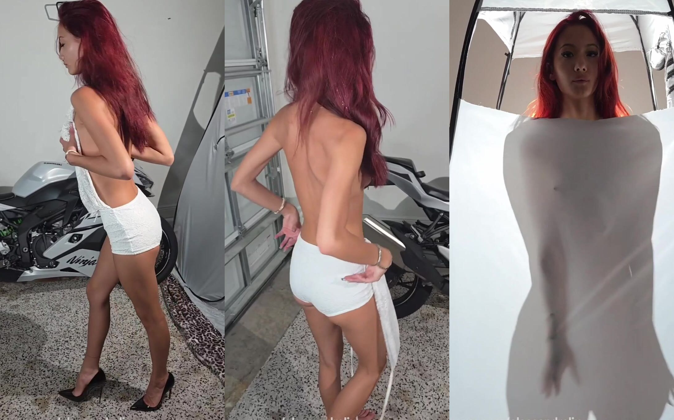 Alessandra Liu Rides And Fucks On A Motorcycle