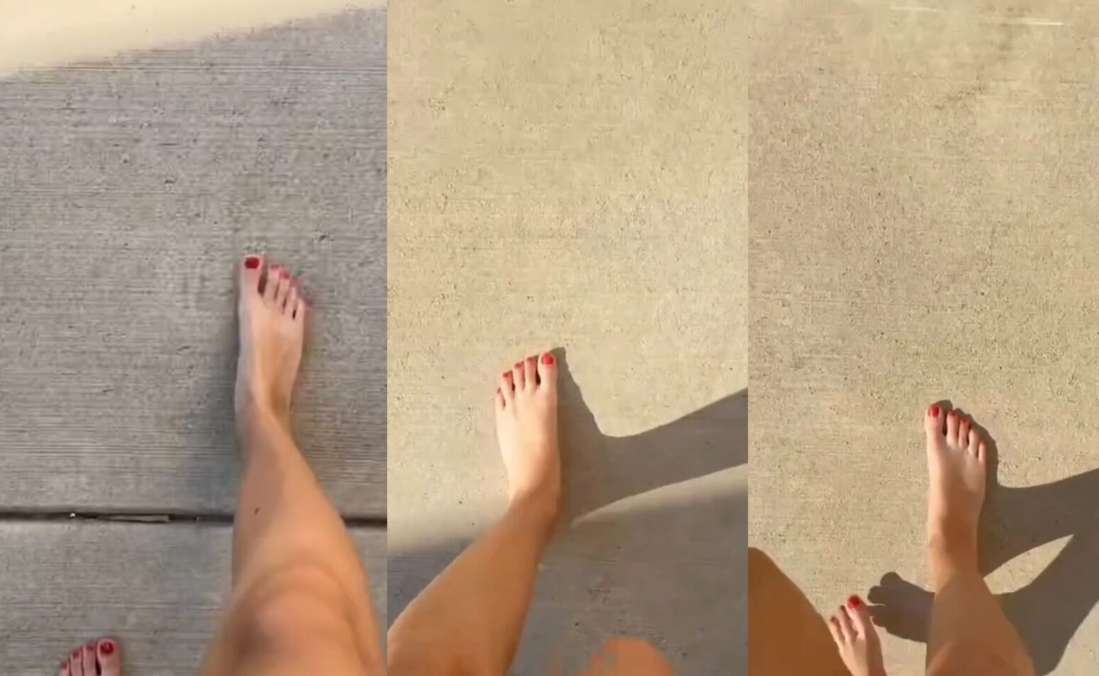 Haliey Welch Shows Off Her Feet While Strolling