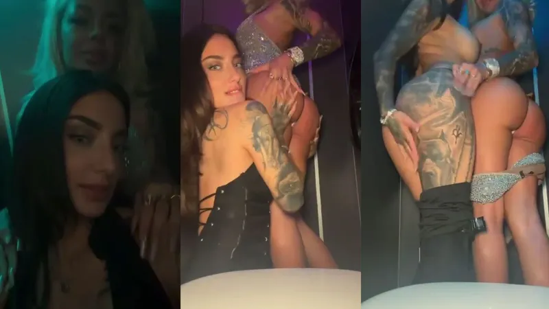 Katja Krasavice Engages In Steamy Lesbian Show