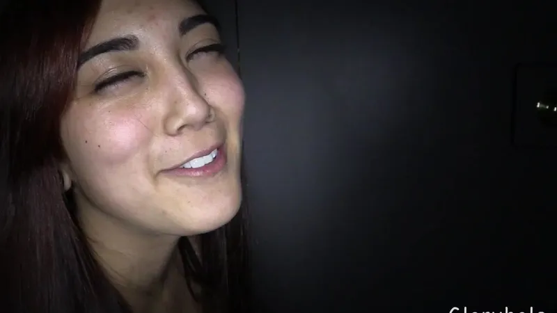 Asian Beauty With Perfect Tits Glory Hole Cum Swallow Video