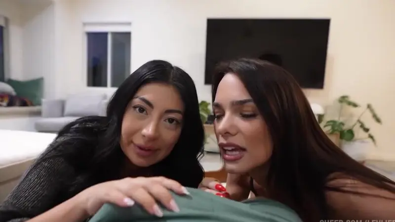 Ivy Ireland And CamI Strella Get Caught Masturbating To Their Sex Tape