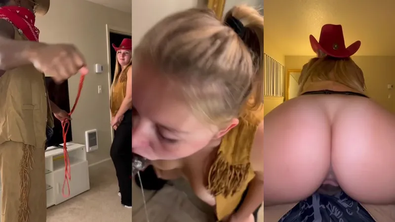Amyyyy007 Sucks And Rides A Big Black Cock
