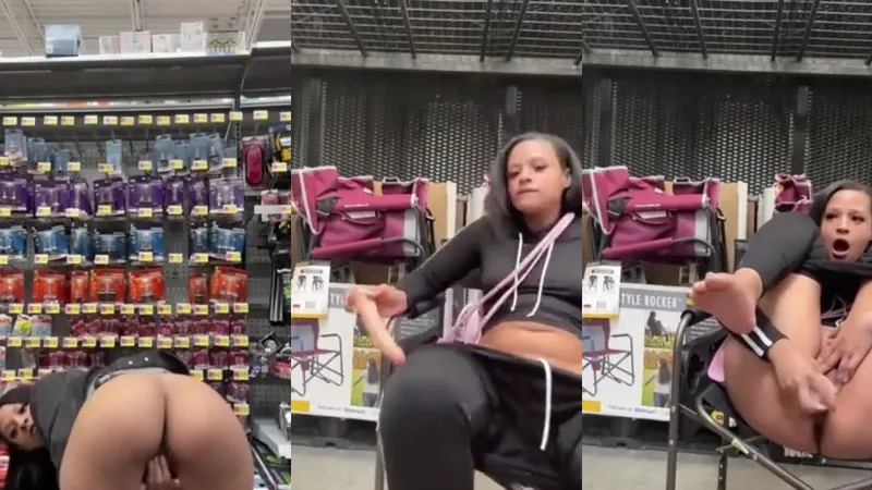 Mia Malkova Rides A Vibrating Dildo On A Walmart Chair While Squirting