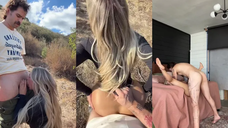 Kayley Gunner Fucks TheFleshMechanic In The Woods Post-Hike