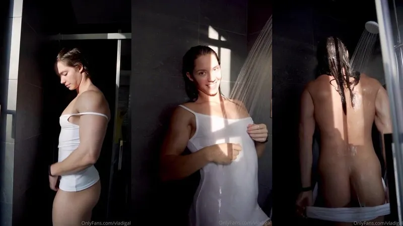 Vladislava Teases Ripped Body In Steamy Shower Video Exposed