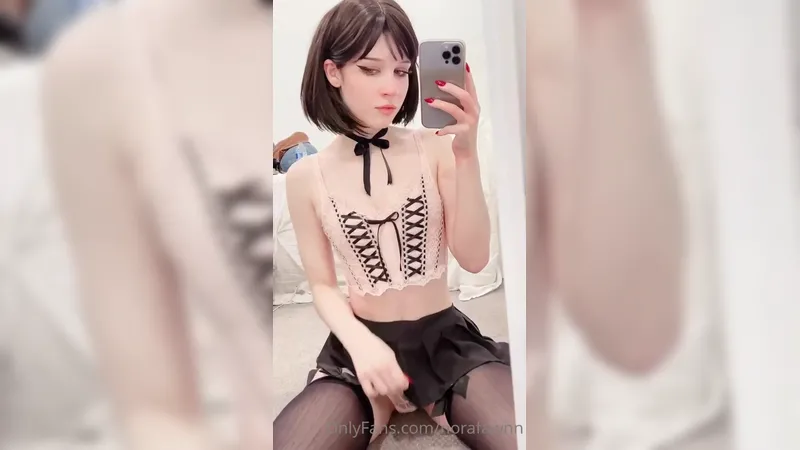Norafawn In Cosplay Lingerie And Touching Tits Onlyfans Video