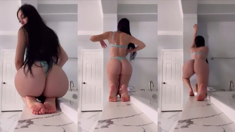 Jailyn Fat Ass Latina Twerking Tease In Thong Video