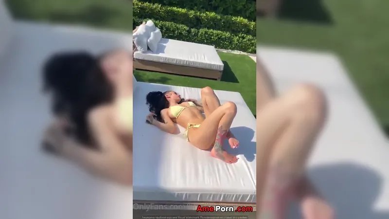 Bhadbhabiexrated Chilling Behind The Pool With Sexy Outfit OnlyFans Video