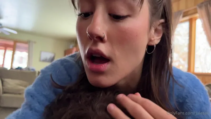 Julesari Rides Horny Cock on the Couch Onlyfans XXX Video