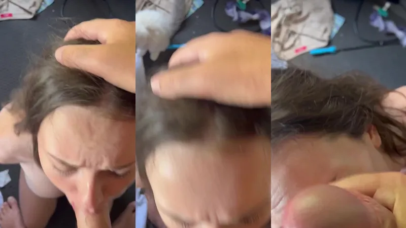 LaylaLollipop Sucks Cock And Receives Facial