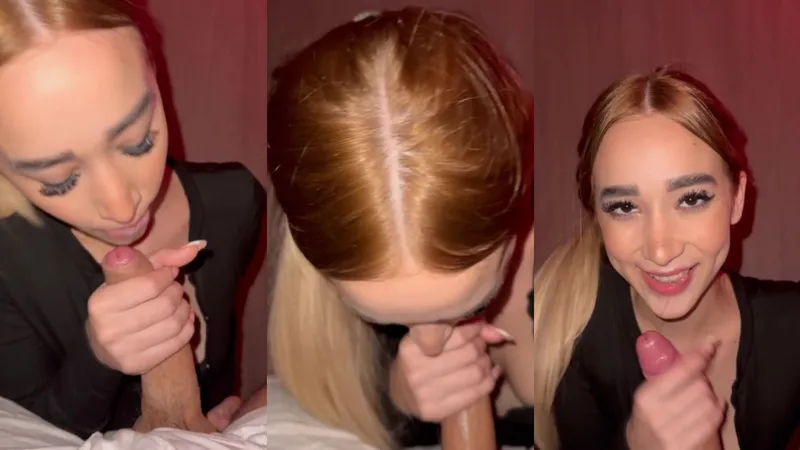 Miley White Gives A Late-Night Blowjob And Gulps Cum