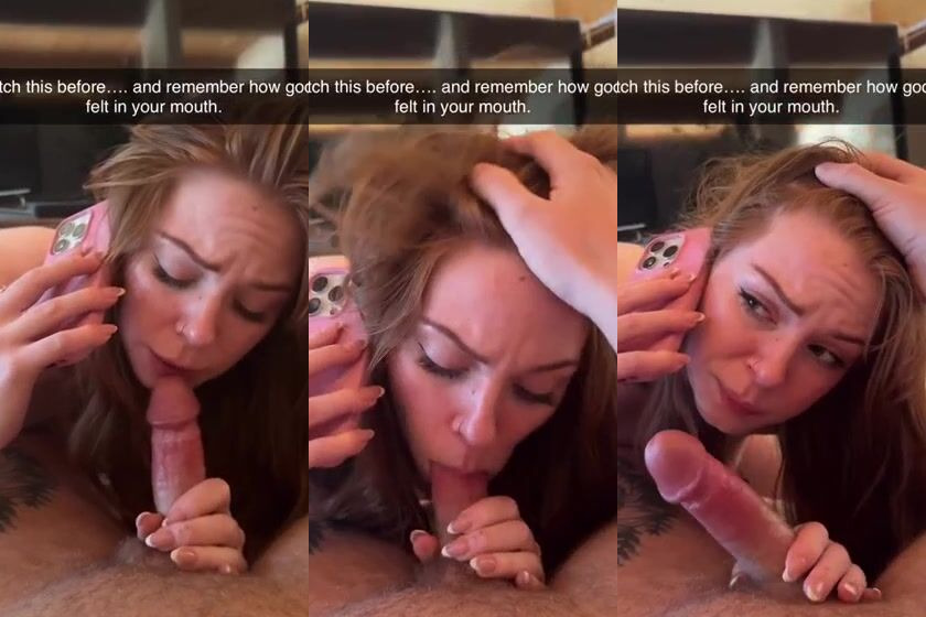 Ivory Fox Sucks Cock During A Phone Call