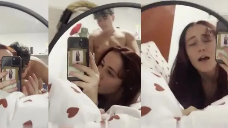 Anne Law Rides Cock Doggy-Style In Front Of Mirror