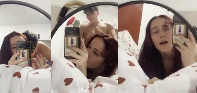 Anne Law Rides Cock Doggy-Style In Front Of Mirror
