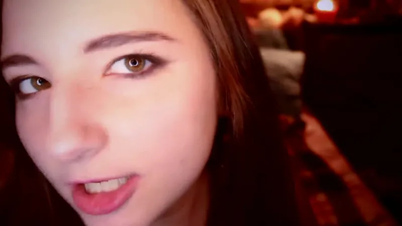 AftynRose ASMR Red Lipstick And Shoes Naked Tape Leak