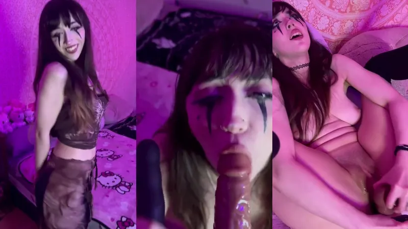 JesterSlut Experiences Her First Double Penetration