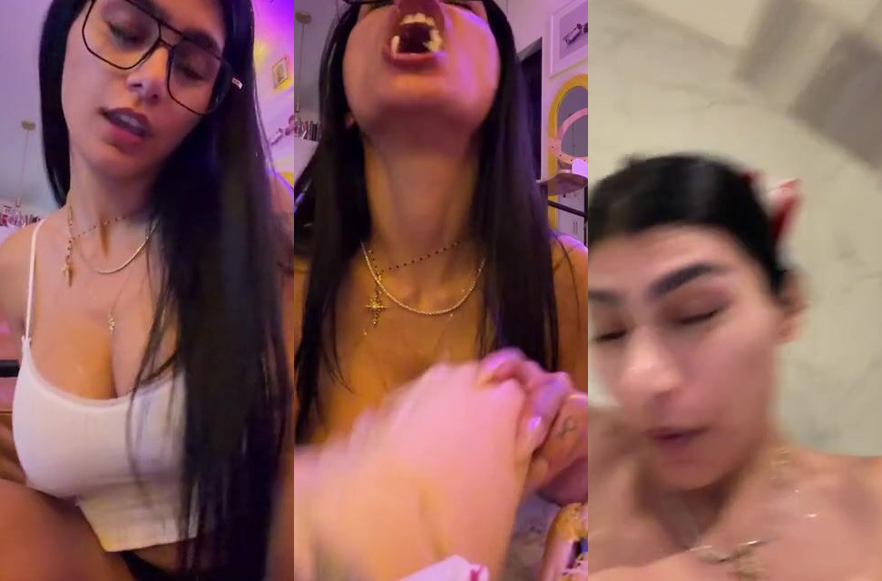 Mia Khalifa Performs In Exclusive Leaked Stream