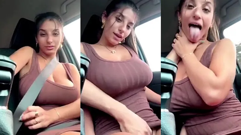 Bufalika’s Tits Squeezed By Boyfriend During Sexy Car Chat