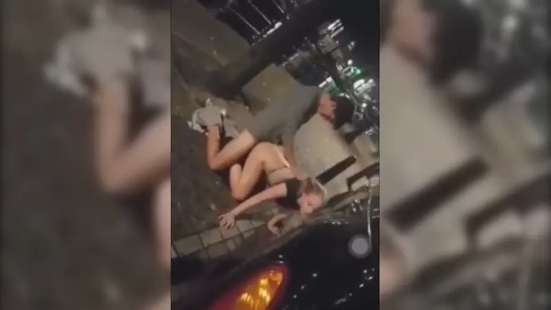 Mia Malkova Gets Filmed While Fucking On A Public Street