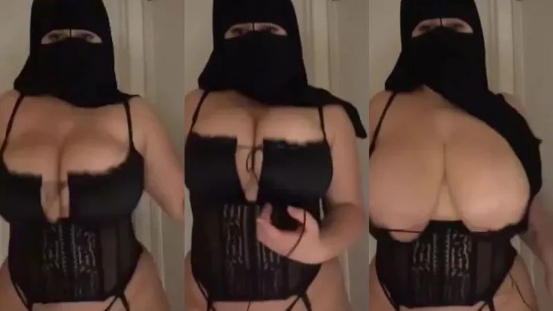 Arabian Beauty Teases With Topless OnlyFans Preview