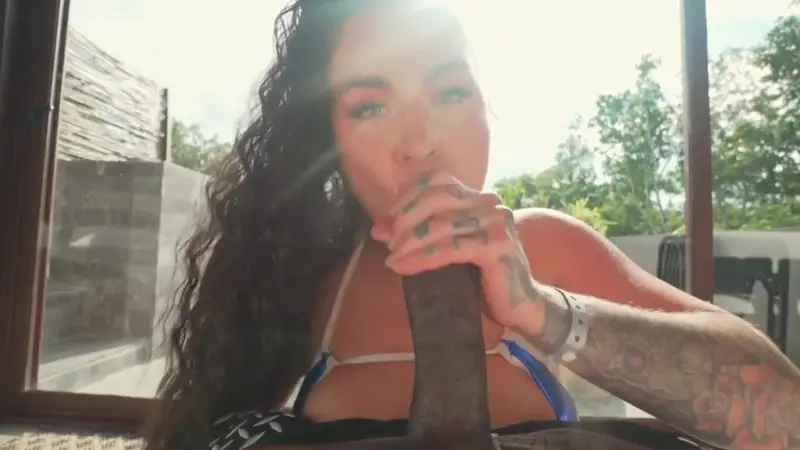 Karmen Karma Takes A Thick BBC In Her Wet Pussy