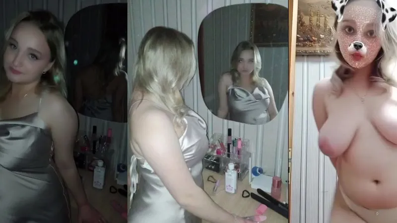 Alina Zhuk Flashes Her Lingerie In A Private Home Show