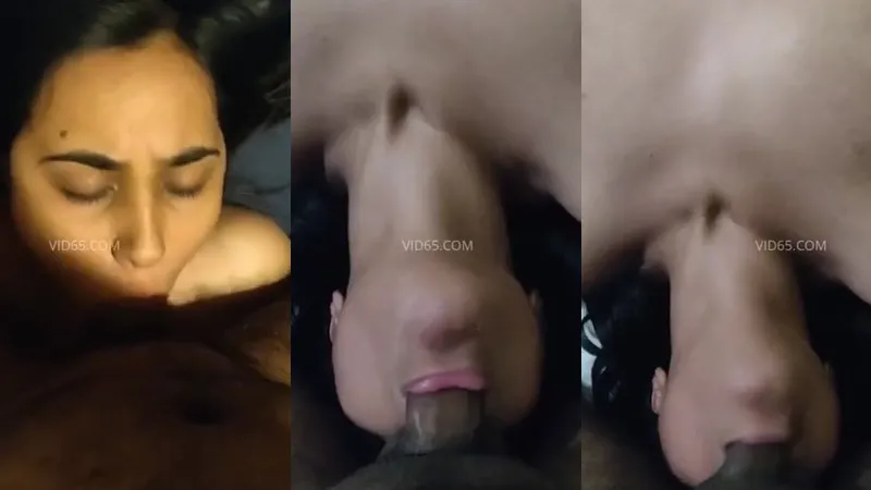 Indian Beauty Gags On A Thick Cock