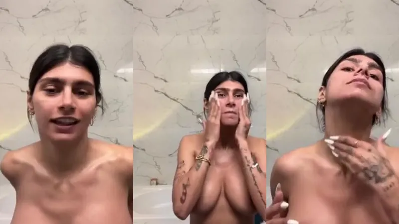 Mia Khalifa Gets Interviewed In A Podcast On YouTube