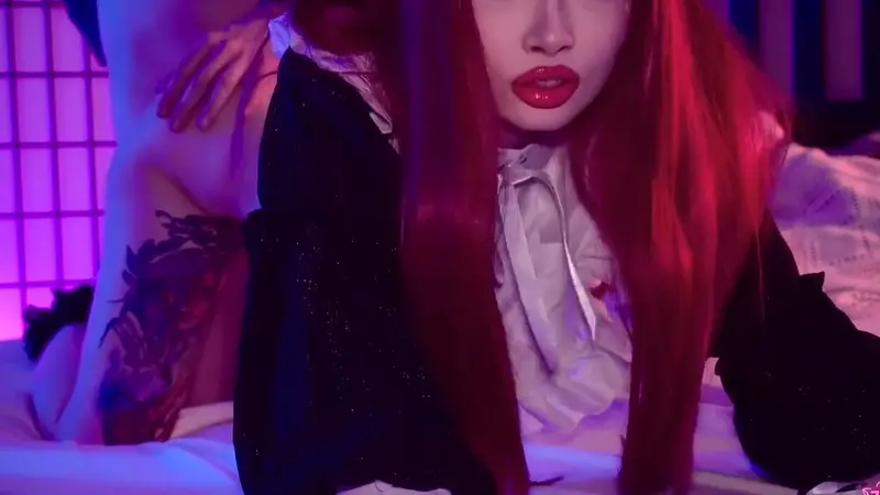Zirael Rem And Little Devil Marin Enjoy Rough Anal Sex In Cosplay