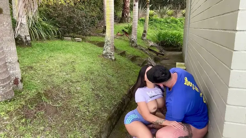 Savina Oficial Takes A BBC In Her Ass During Outdoor Yoga Session