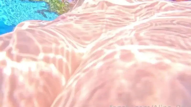 Alina Becker Teases With Underwater Nudes In Leaked Clip