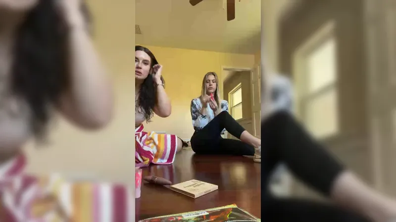 Chloe Lamb Live Stream With Her Friend Annika Onlyfans Leaked Tape