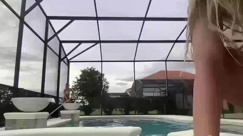 Carlie Marie Teases Topless In Private Pool OnlyFans Leak