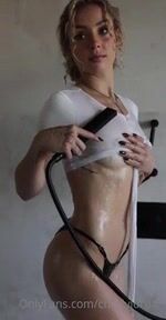 Sexy Charly Jordan Naked Onlyfans Amazing Lingerie Tape