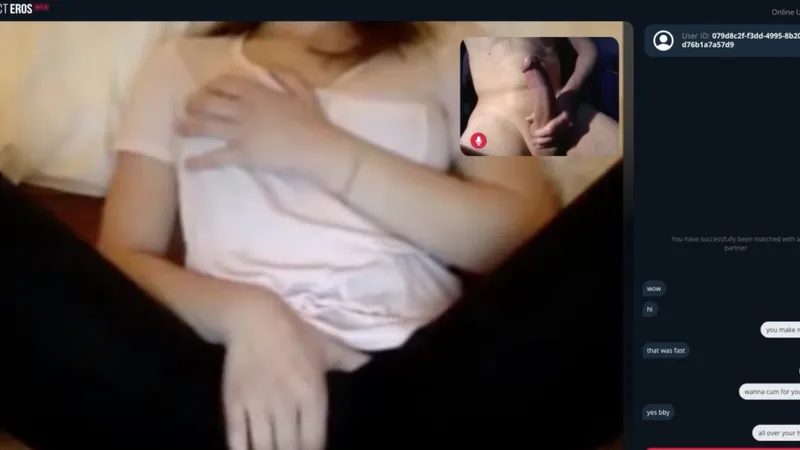 Hairy Teen Masturbates While Sex Chatting With a Guy Video