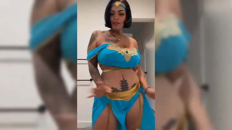 Priceless_nina Short Hair Ebony Whore With Big Tits Teasing Sexy Dance TikTok Video