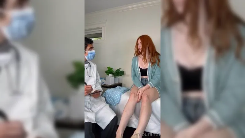Gorgeous Amouranth Sucking Doctor Dick Video Leaked