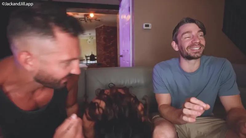 Naughty Petite Slut Having Passionate Threesome With Two Guys Video