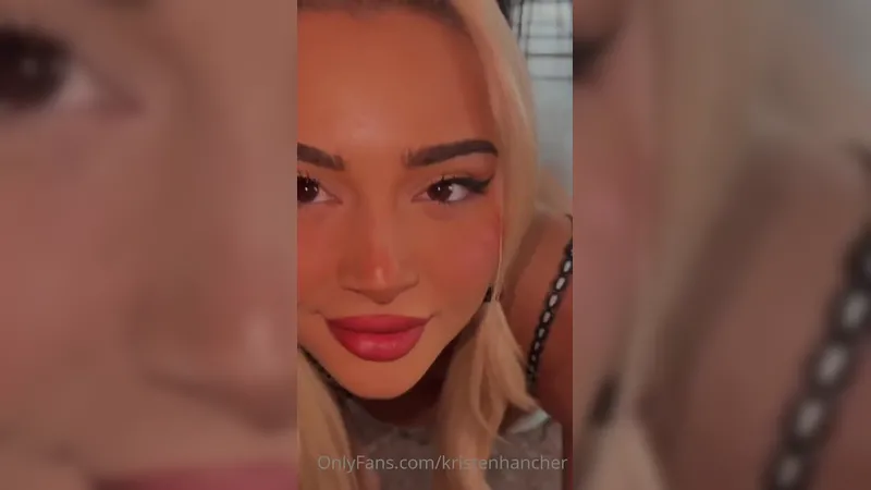 Sexy Kristen Hancher Sucking Dick Cum on Nipples Video Leaked